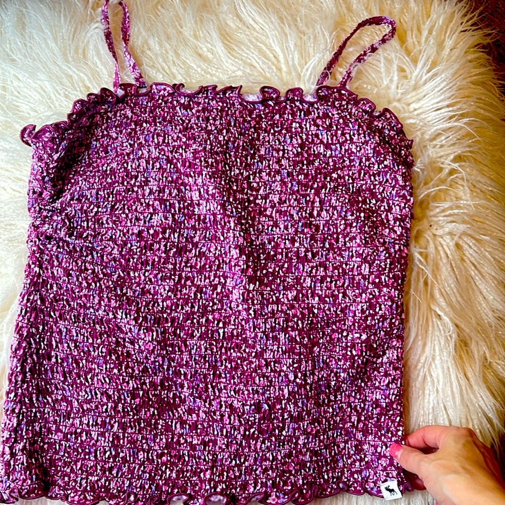 Maroon Floral spaghetti strap